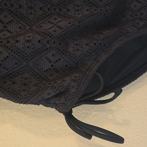 Crochet High Neck Halter One Piece Swim Suit - Picture 5 of 11